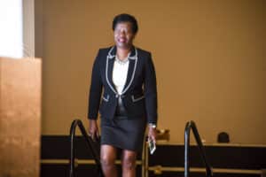 Margaret Spence at HRMAT Conference in Trinidad